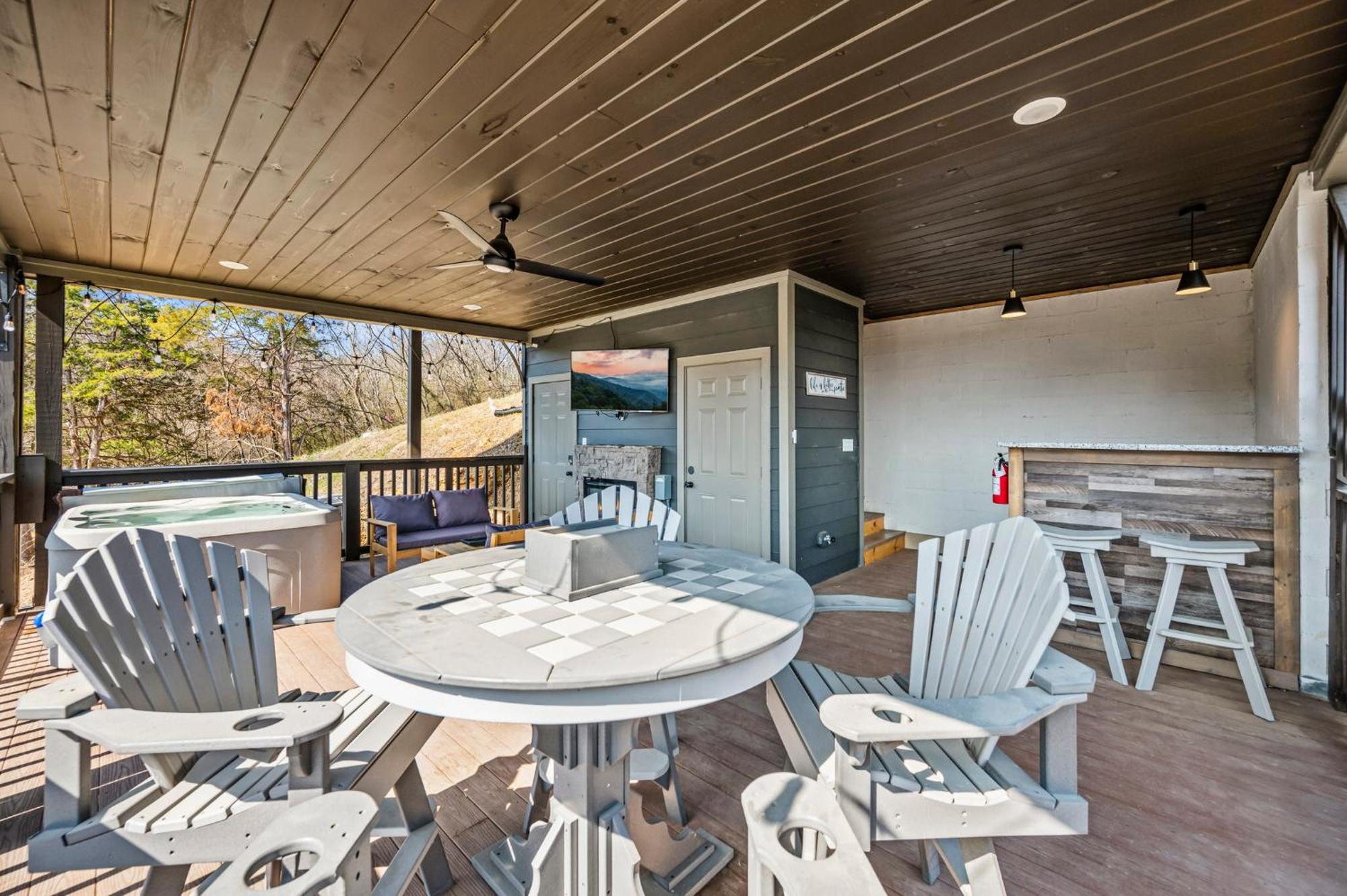 Villa Smokies Treehouse à Sevierville Extérieur photo