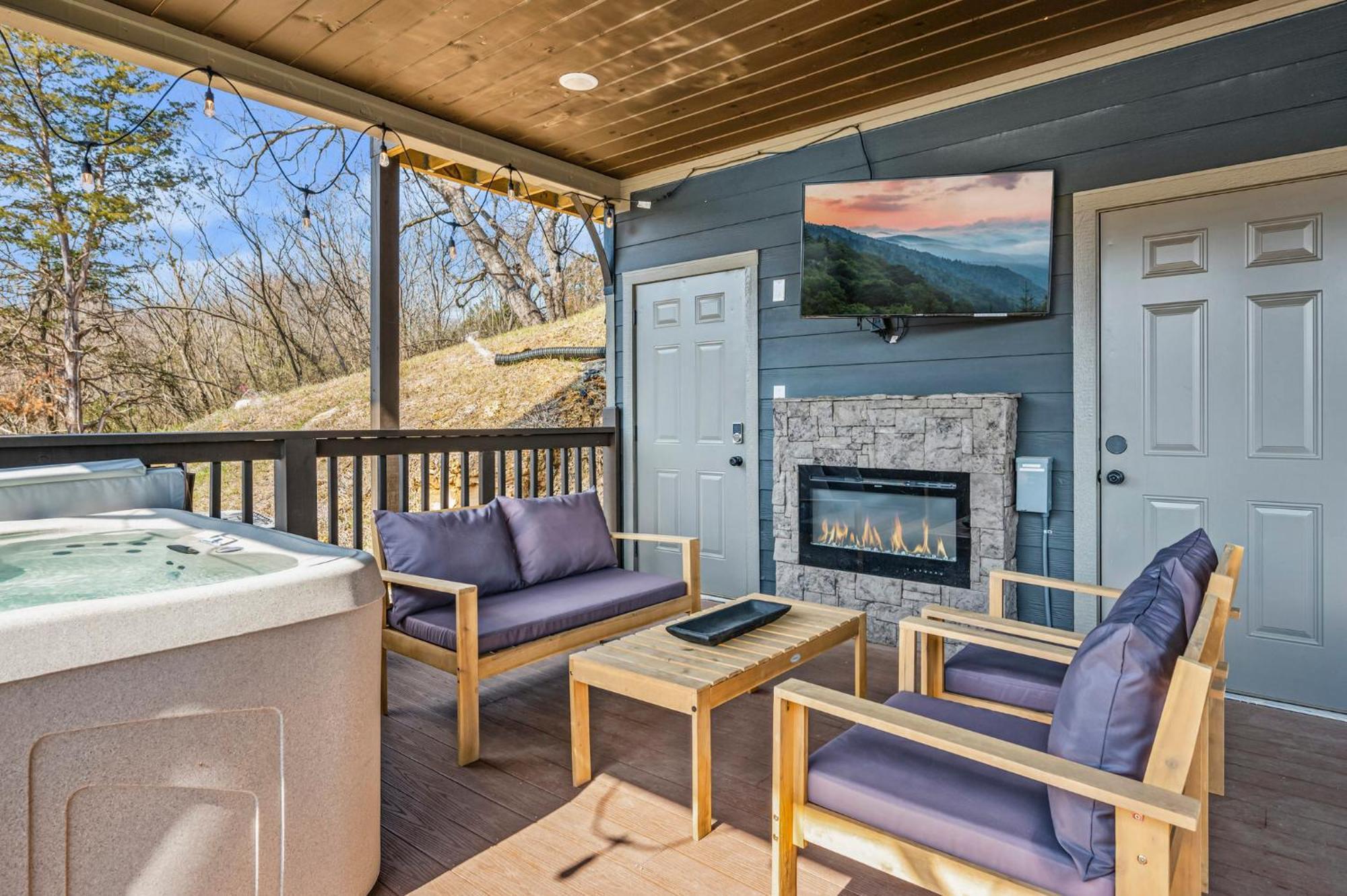 Villa Smokies Treehouse à Sevierville Extérieur photo
